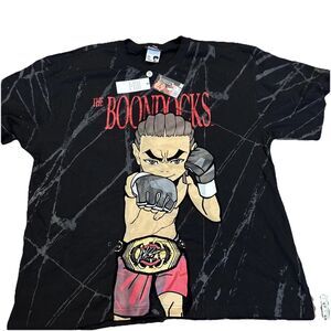 New Official Boondocks Signature Black 3D Riley Shirt Size 2XL Skateboard